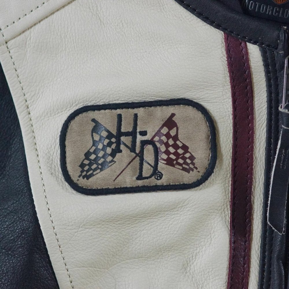 Authentic Harley Davidson Women's Alyssa Distressed Leather Jacket Medium EUC‍‍﻿ - Picture 5 of 8